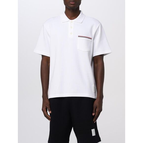 Thom Browne Polo Shirt Men White